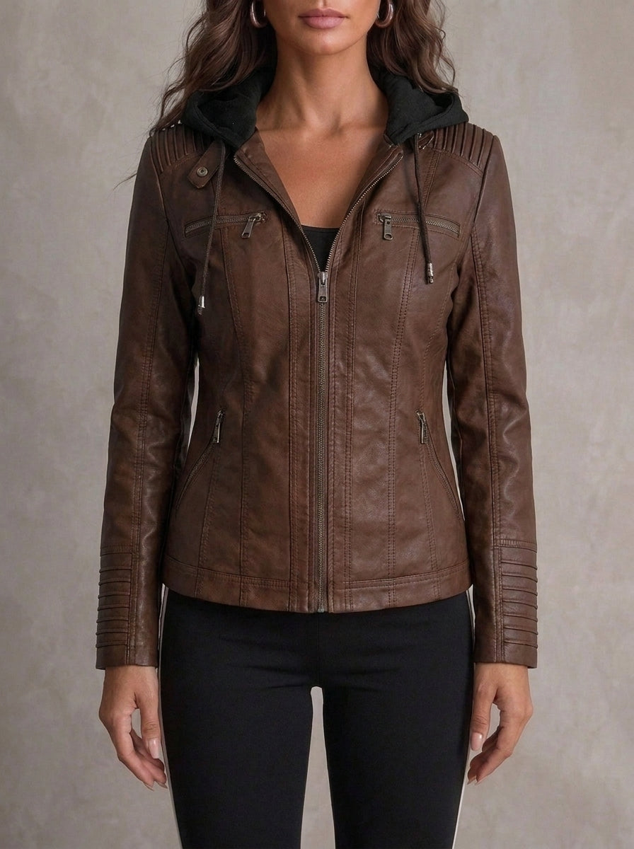 Daniela | Chaqueta de Piel Elegante y Atemporal