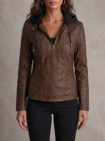 Daniela | Chaqueta de Piel Elegante y Atemporal