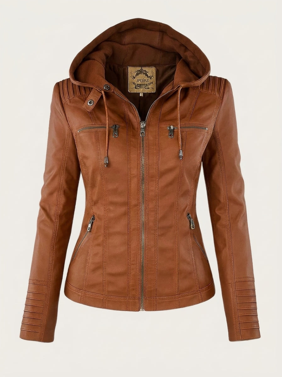 Daniela | Chaqueta de Piel Elegante y Atemporal