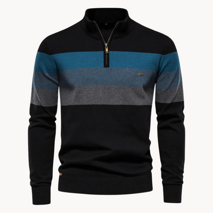 Adrián | Jersey de Cuello Alto con Cremallera