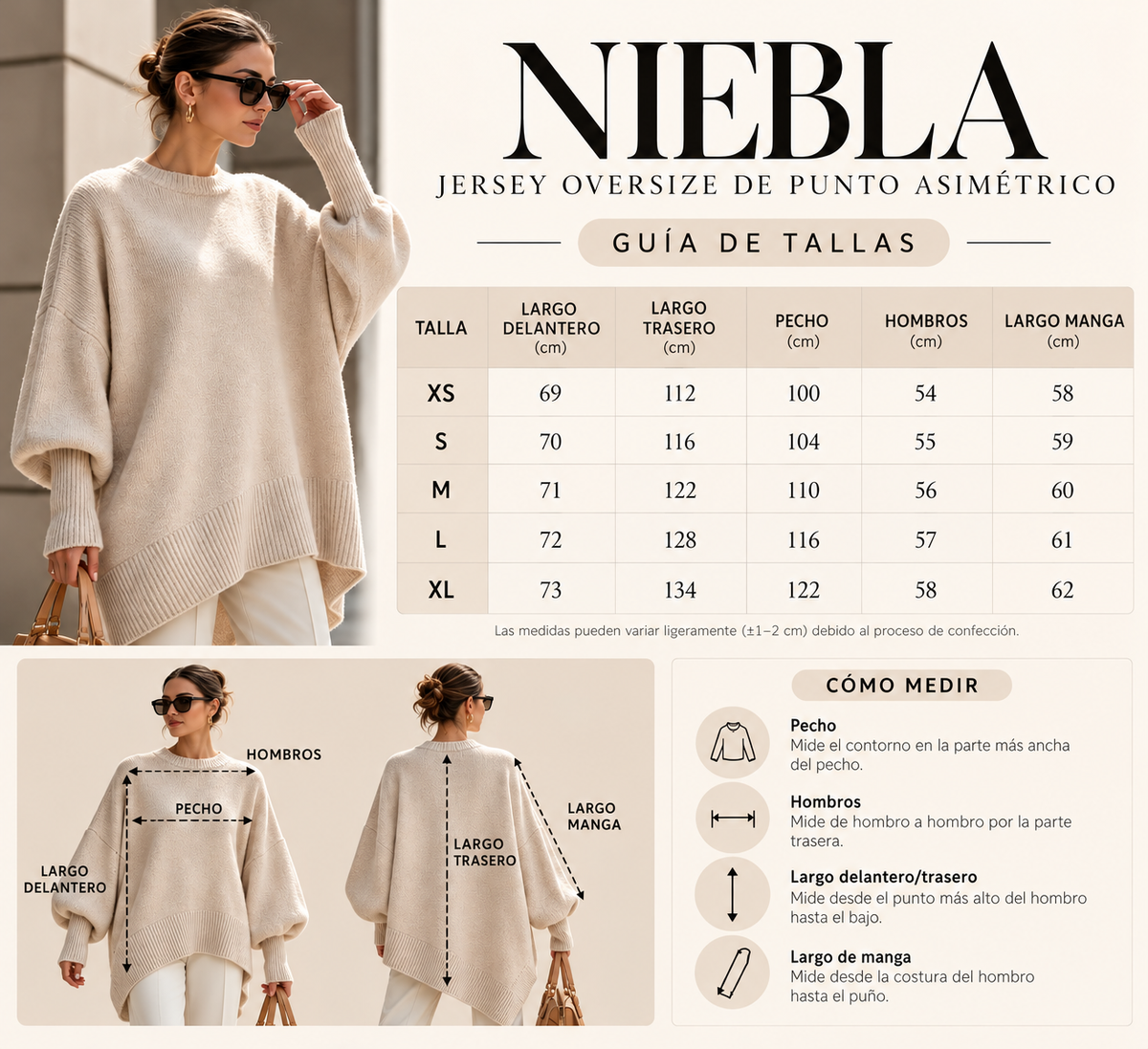 Guía de tallas