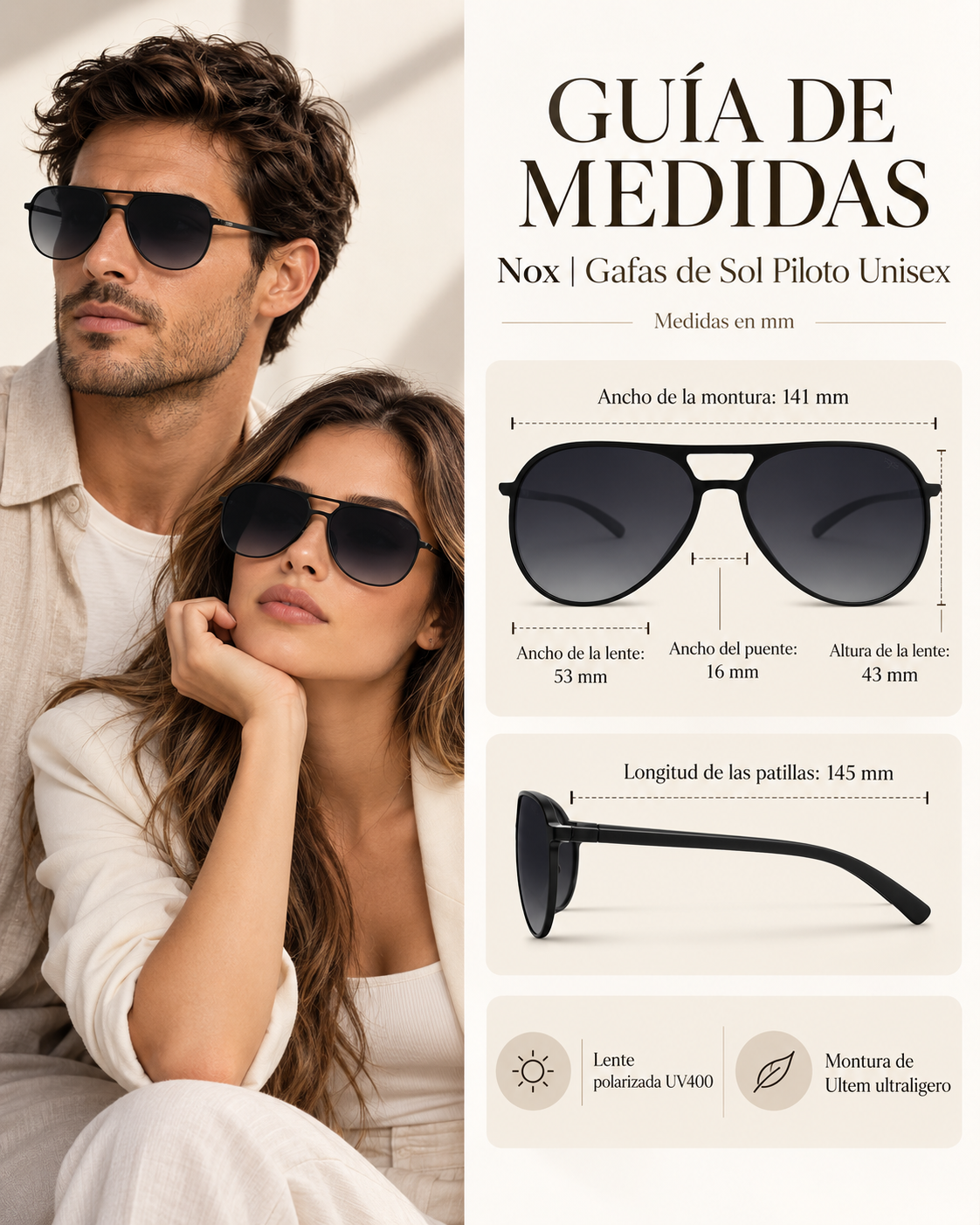 Guía de tallas