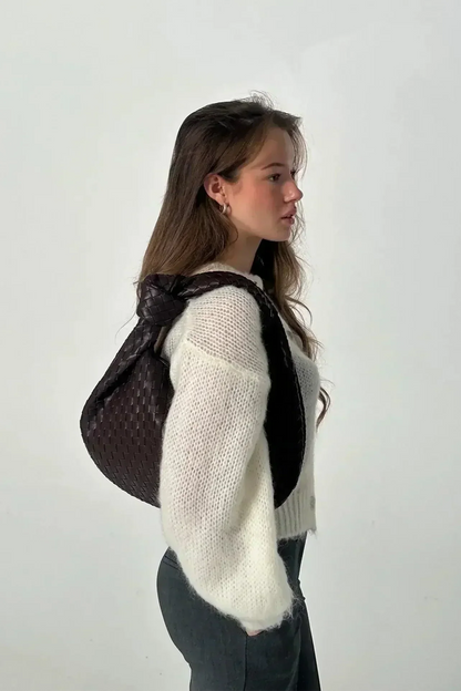Siena | Bolso de Hombro Mediano Tejido