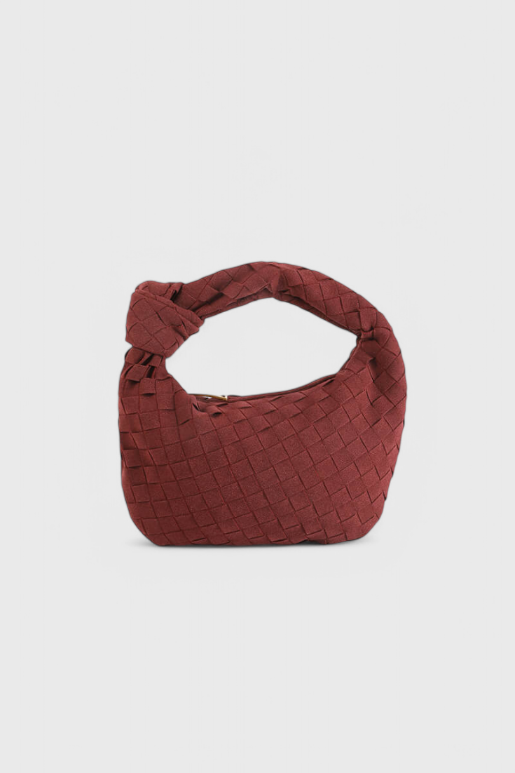 Remi | Bolso Mini Trenzado con Detalle de Nudo