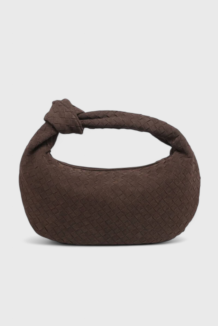 Lila | Bolso Mediano Trenzado con Detalle de Nudo