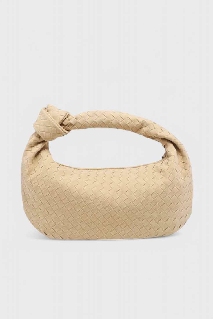 Lila | Bolso Mediano Trenzado con Detalle de Nudo