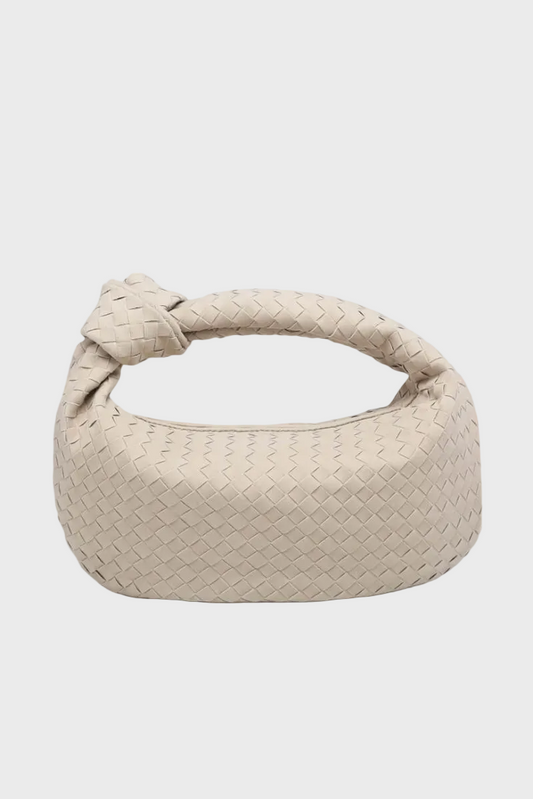 Lila | Bolso Mediano Trenzado con Detalle de Nudo
