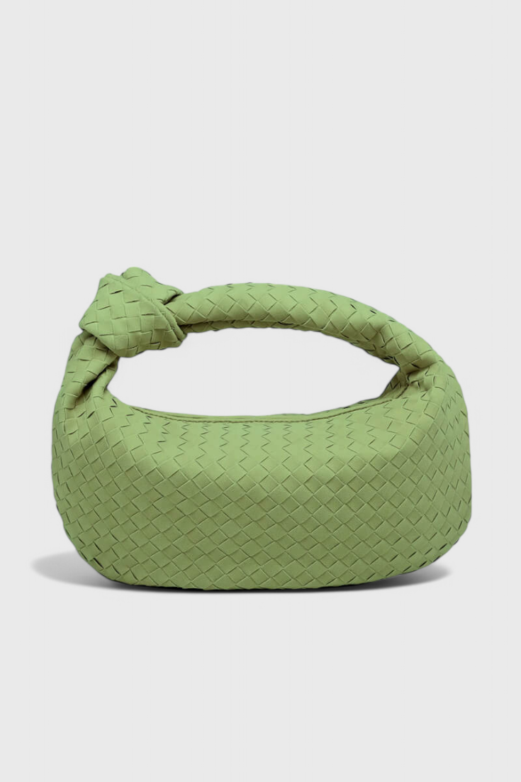 Lila | Bolso Mediano Trenzado con Detalle de Nudo