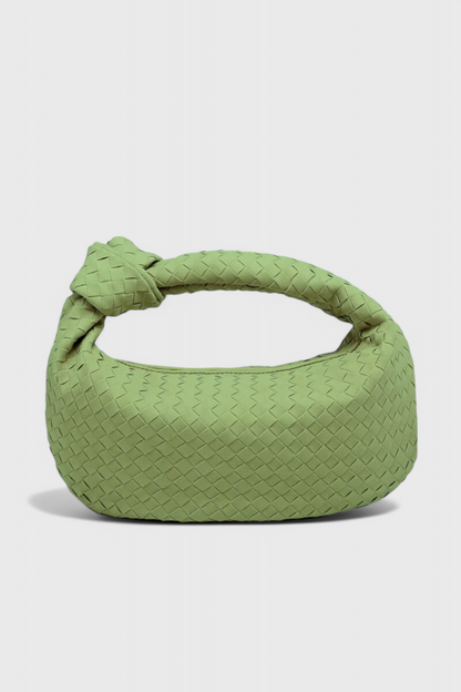 Lila | Bolso Mediano Trenzado con Detalle de Nudo