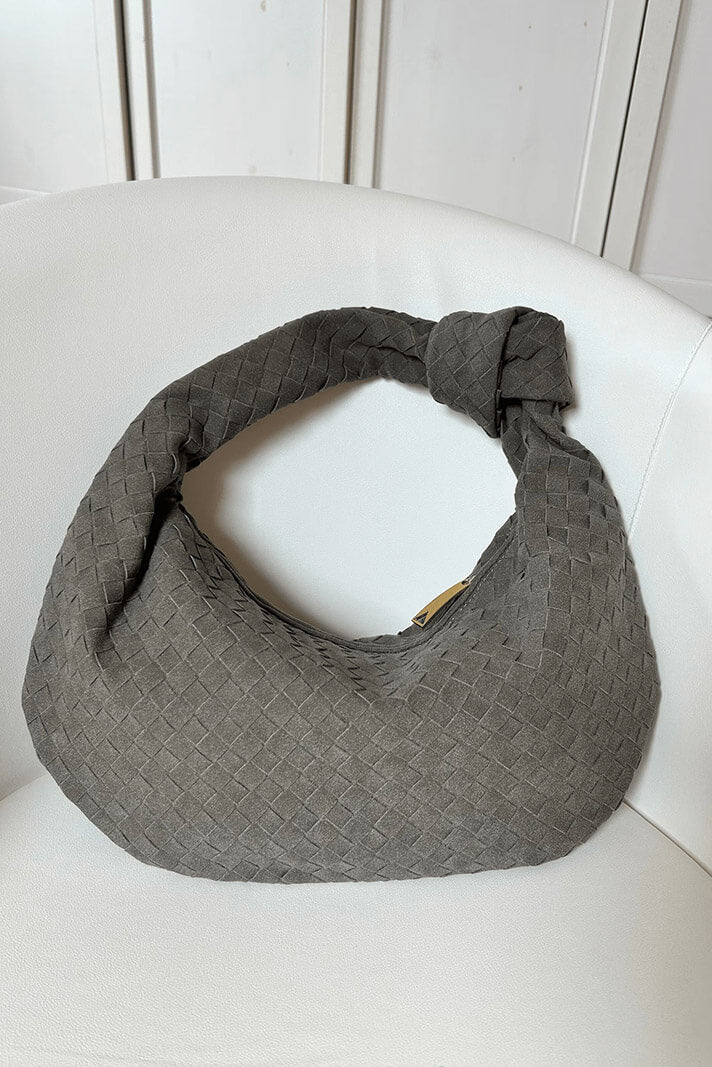 Lila | Bolso Mediano Trenzado con Detalle de Nudo