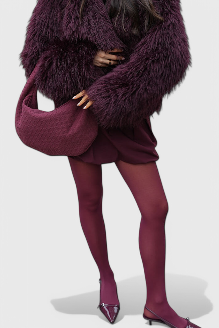 Lila | Bolso Mediano Trenzado con Detalle de Nudo