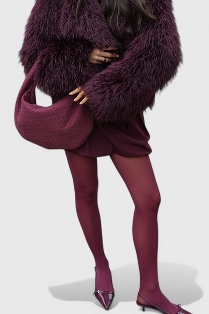 Lila | Bolso Mediano Trenzado con Detalle de Nudo