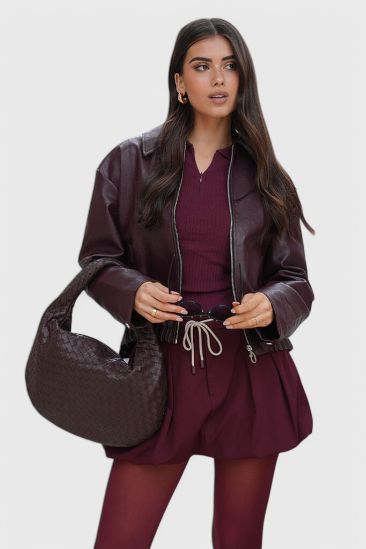 Siena | Bolso de Hombro Mediano Tejido